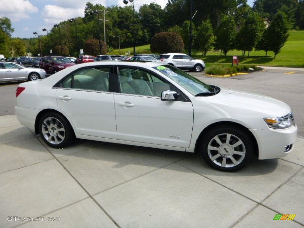 2008 MKZ AWD Sedan - White Suede / Sand photo #5