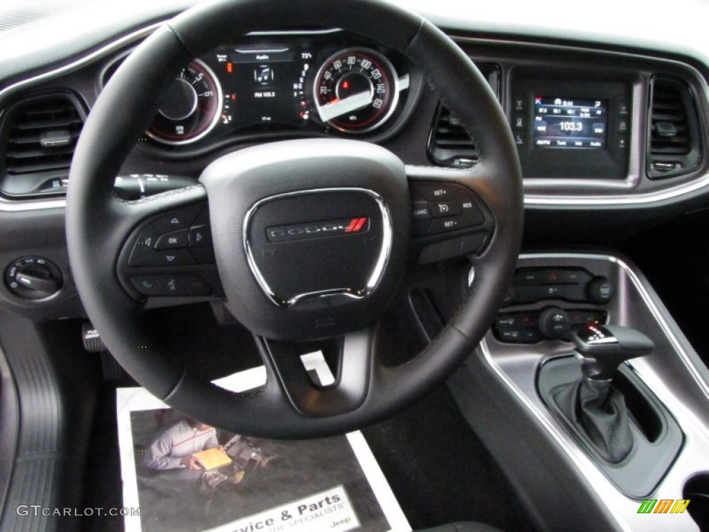 2015 Dodge Challenger SXT Black Dashboard Photo #96971880
