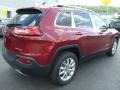 2015 Deep Cherry Red Crystal Pearl Jeep Cherokee Limited 4x4  photo #5