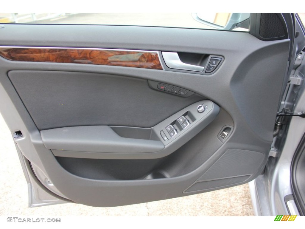 2015 Audi A4 2.0T Premium Plus Black Door Panel Photo #96977232
