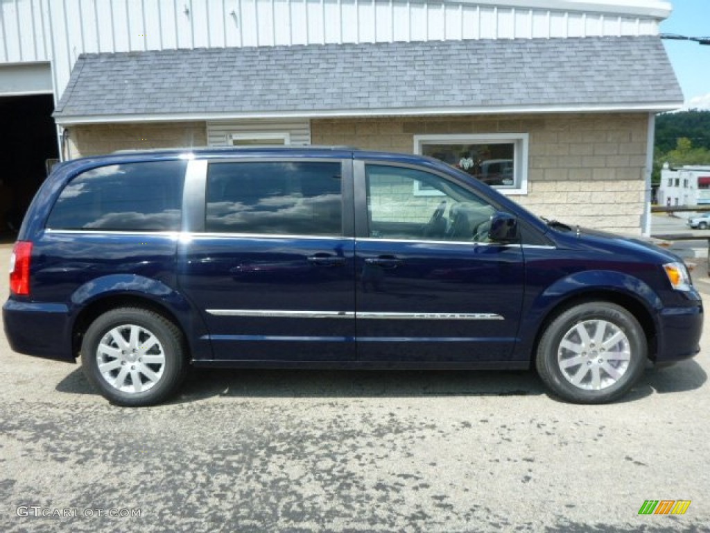 True Blue Pearl 2015 Chrysler Town & Country Touring Exterior Photo #96977427