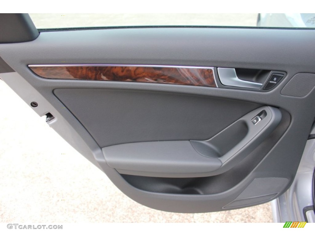 2015 Audi A4 2.0T Premium Plus Black Door Panel Photo #96977507