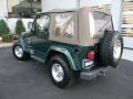 2000 Forest Green Pearl Jeep Wrangler Sahara 4x4  photo #7