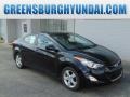 2012 Midnight Black Hyundai Elantra GLS  photo #1