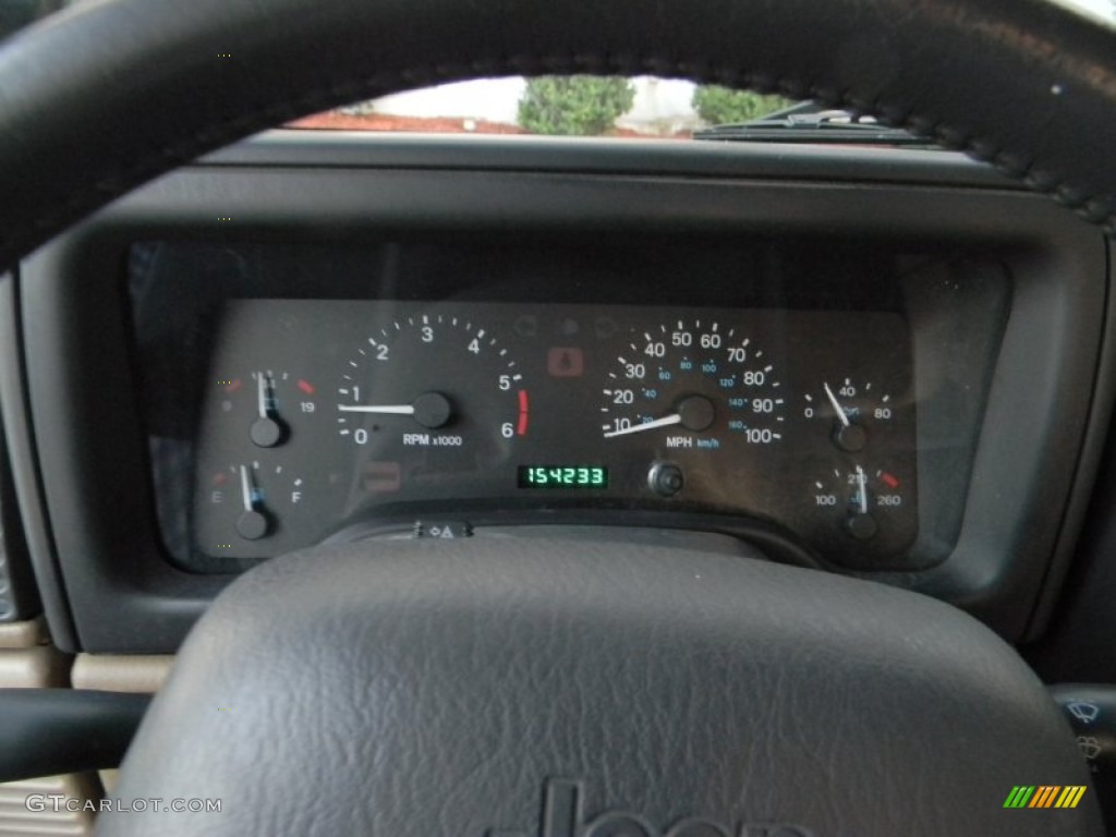 2000 Wrangler Sahara 4x4 - Forest Green Pearl / Camel/Dark Green photo #12