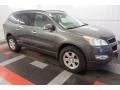 2011 Steel Green Metallic Chevrolet Traverse LT AWD  photo #6