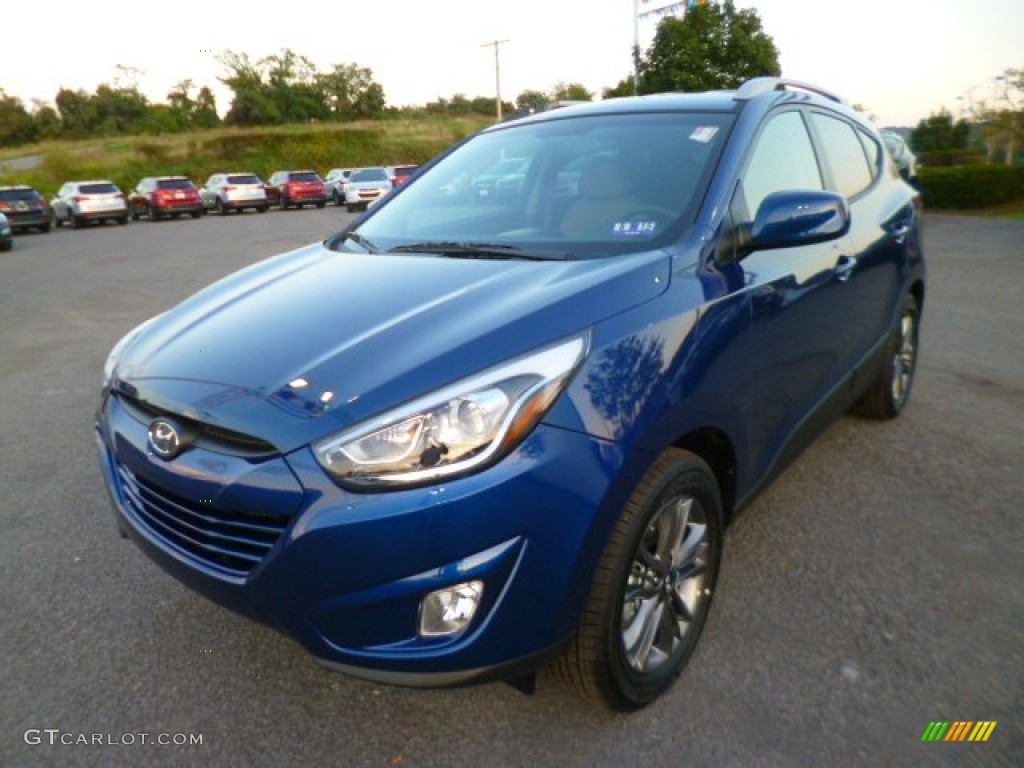 Laguna Blue 2015 Hyundai Tucson SE AWD Exterior Photo #96983238