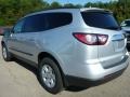 2015 Silver Ice Metallic Chevrolet Traverse LS AWD  photo #3