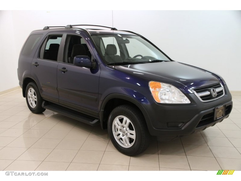 2004 CR-V EX 4WD - Eternal Blue Pearl / Black photo #1