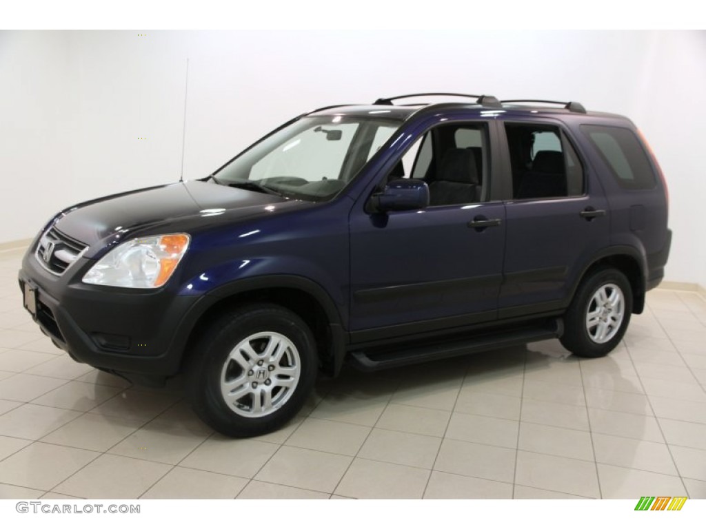 2004 CR-V EX 4WD - Eternal Blue Pearl / Black photo #3