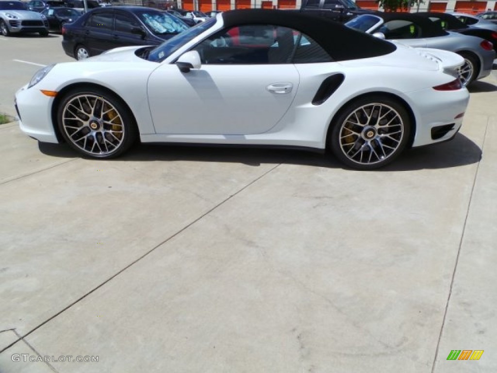 White 2015 Porsche 911 Turbo S Cabriolet Exterior Photo #96985755