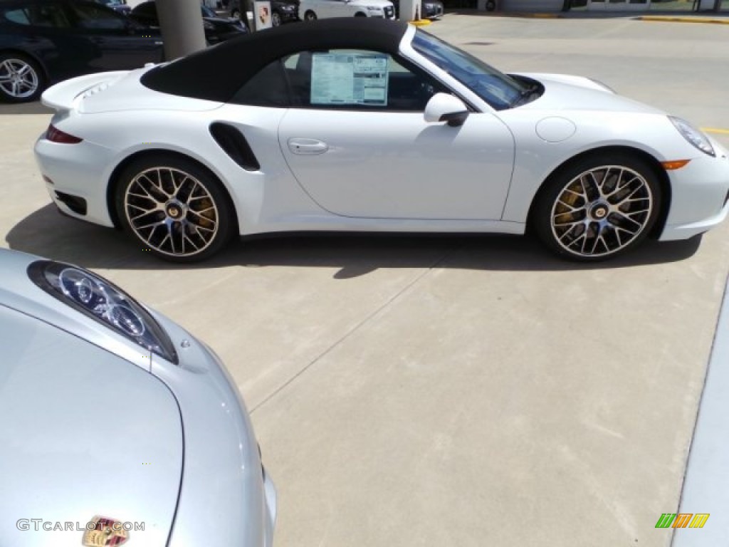 White 2015 Porsche 911 Turbo S Cabriolet Exterior Photo #96985833