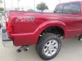 2015 Ruby Red Ford F350 Super Duty Lariat Crew Cab 4x4  photo #8