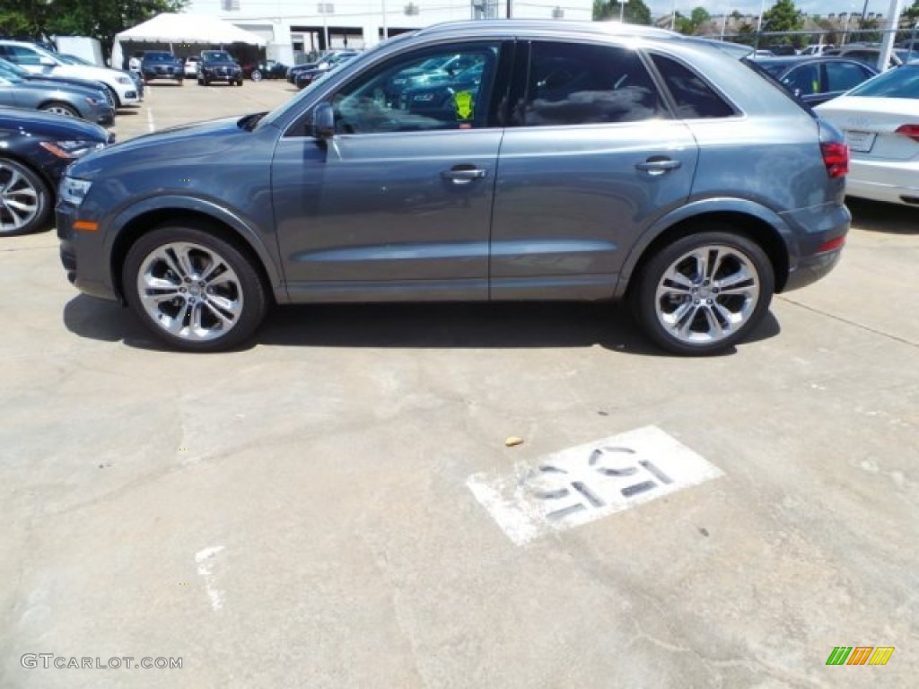Monsoon Grey Metallic 2015 Audi Q3 2.0 TFSI Premium Plus Exterior Photo #96986391