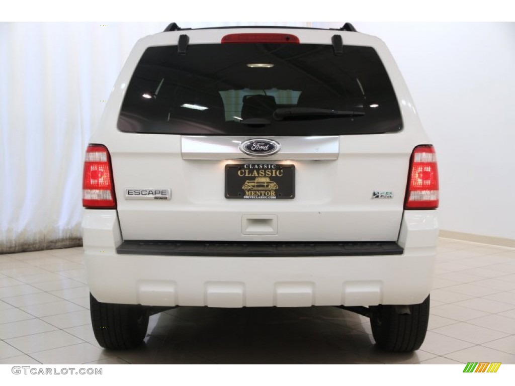 2012 Escape Limited V6 4WD - White Suede / Charcoal Black photo #14