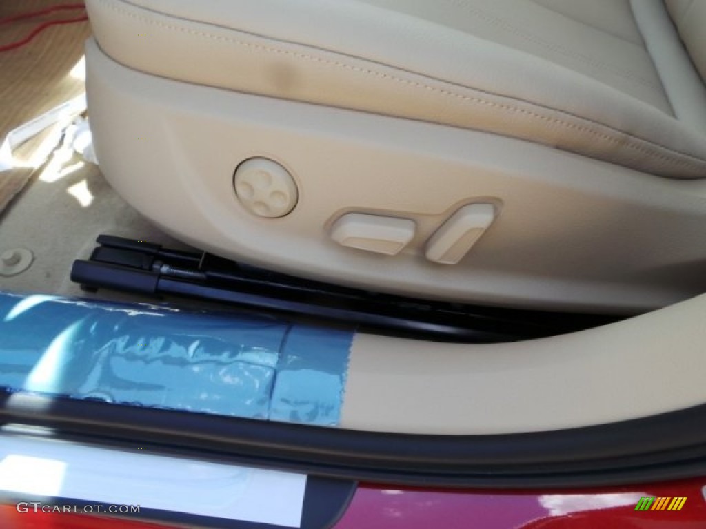 2015 A6 2.0T Premium Plus quattro Sedan - Garnet Red Pearl / Velvet Beige photo #13
