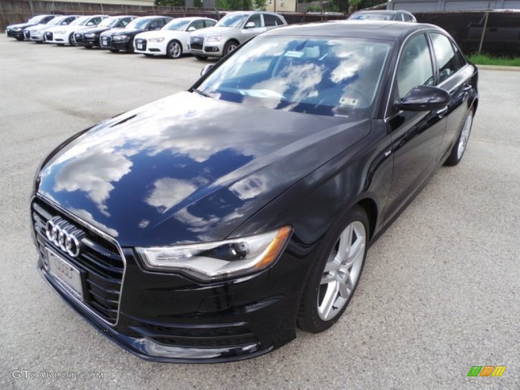 Phantom Black Pearl 2015 Audi A6 3.0 TDI Premium Plus quattro Sedan Exterior Photo #96988731