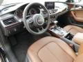 2015 Audi A6 Nougat Brown Interior Interior Photo