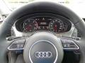 2015 Audi A6 Nougat Brown Interior Steering Wheel Photo