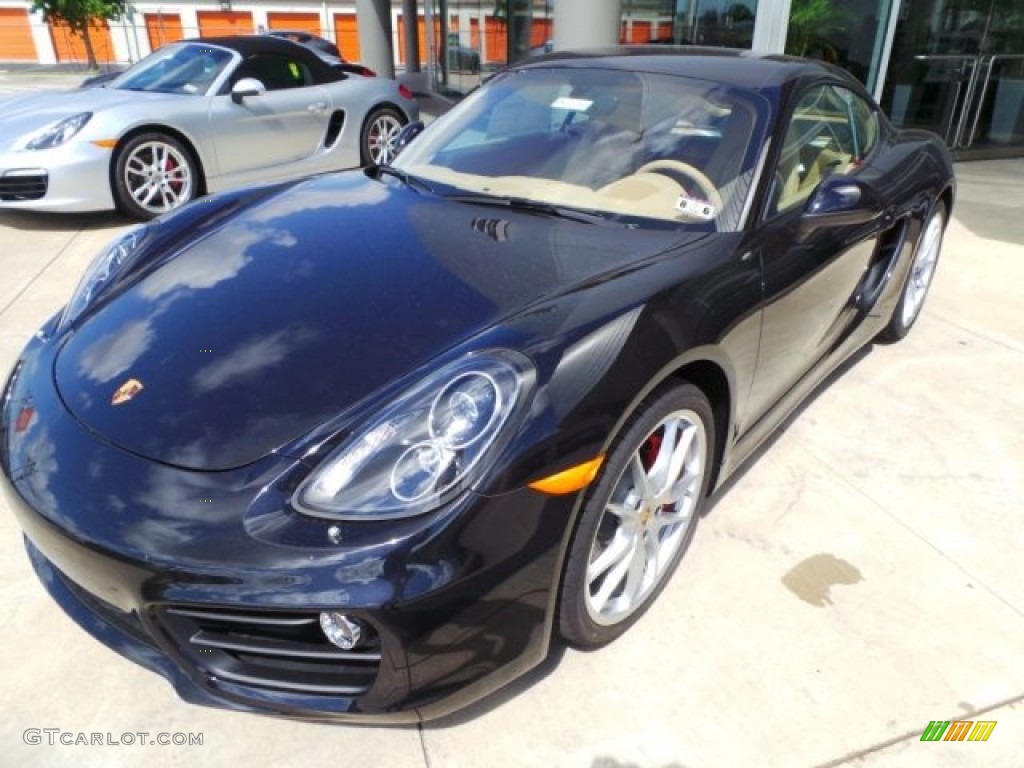 Jet Black Metallic 2015 Porsche Cayman S Exterior Photo #96989734