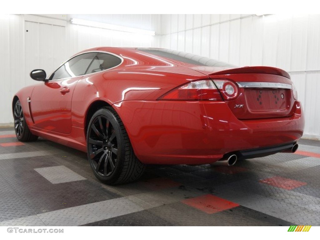 2007 XK XK8 Coupe - Salsa Red / Caramel photo #9