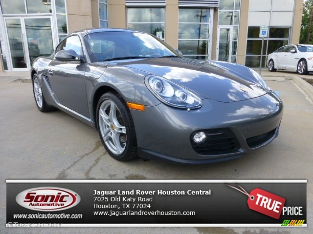 2010 Cayman  - Meteor Grey Metallic / Sand Beige photo #1