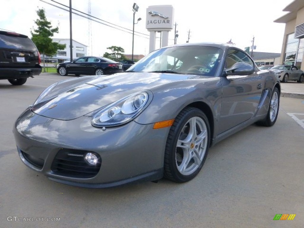 Meteor Grey Metallic 2010 Porsche Cayman Standard Cayman Model Exterior Photo #96991380