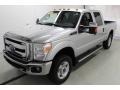 2011 Ingot Silver Metallic Ford F250 Super Duty XLT Crew Cab 4x4  photo #1