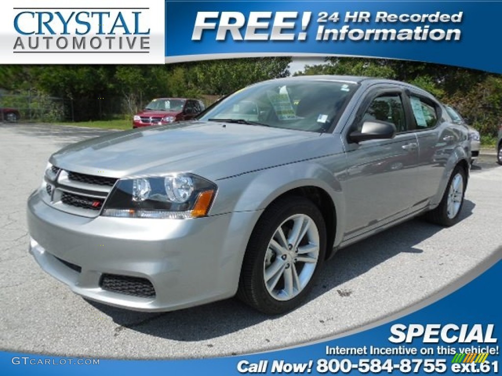 2014 Avenger SE - Billet Silver Metallic / Black photo #1