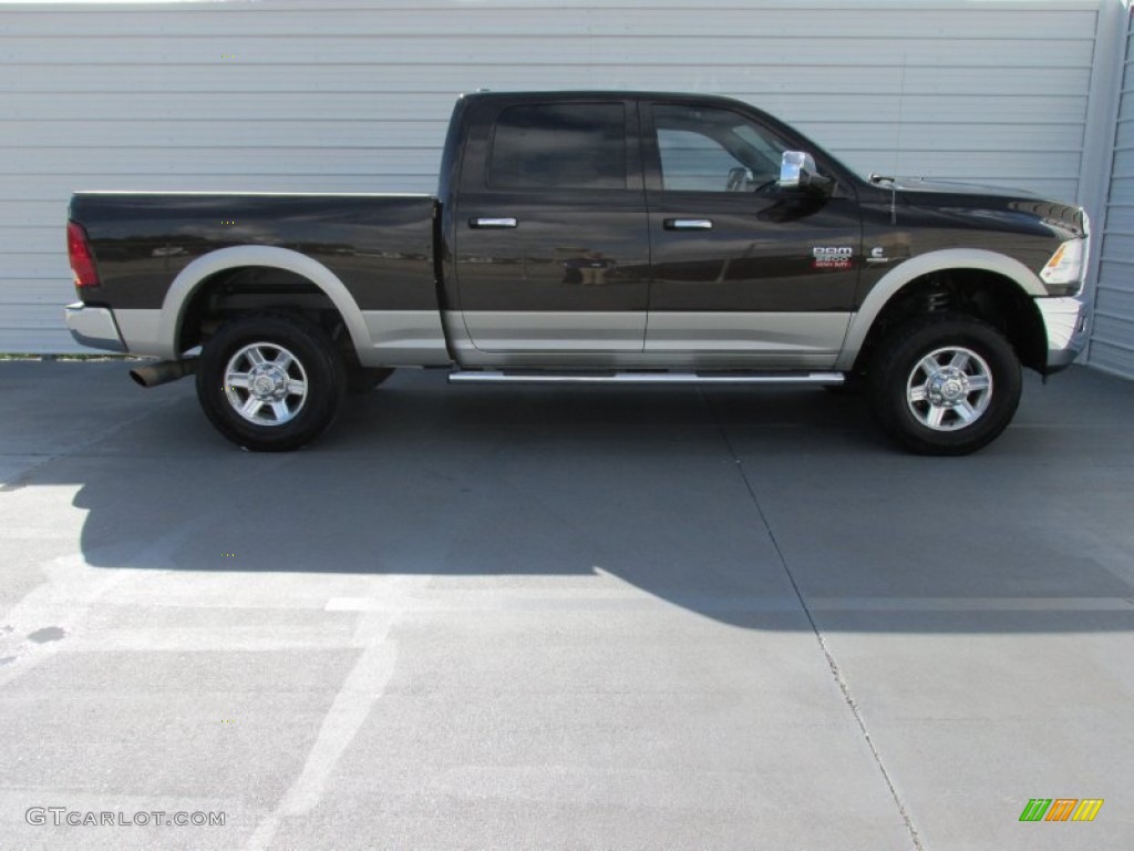 Rugged Brown Pearl 2010 Dodge Ram 2500 Laramie Crew Cab 4x4 Exterior Photo #96994830