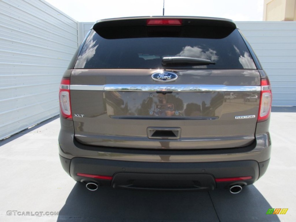 2015 Explorer XLT - Caribou / Charcoal Black photo #5
