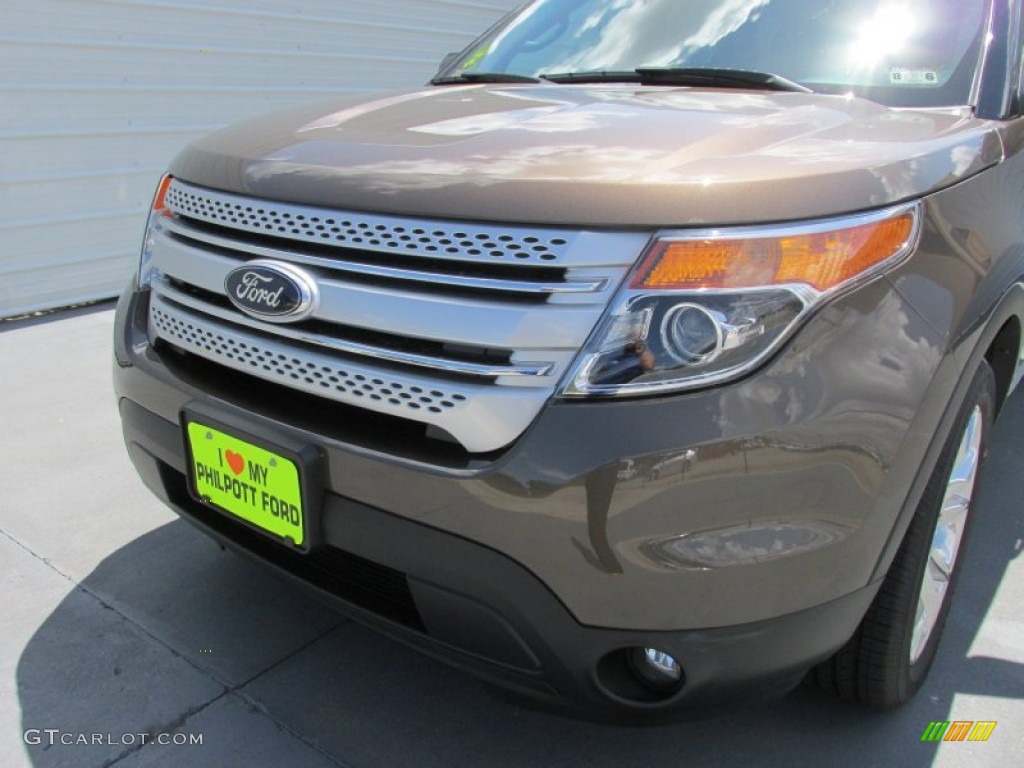 2015 Explorer XLT - Caribou / Charcoal Black photo #10