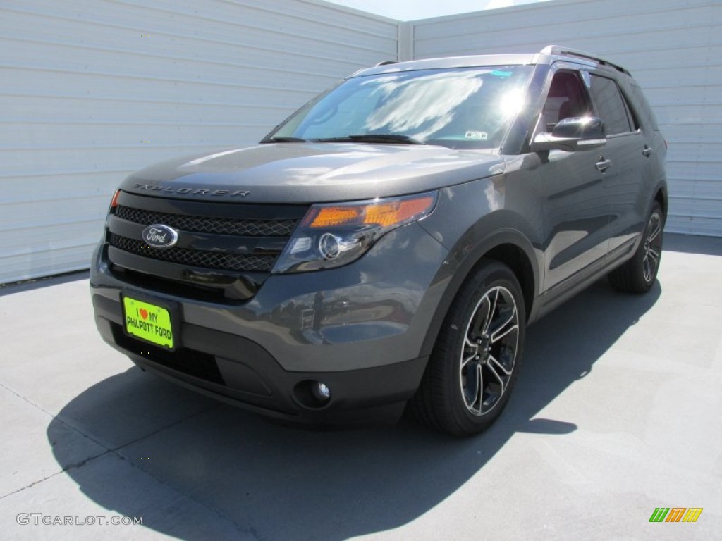 2015 Explorer Sport 4WD - Magnetic / Sport Charcoal Black photo #7
