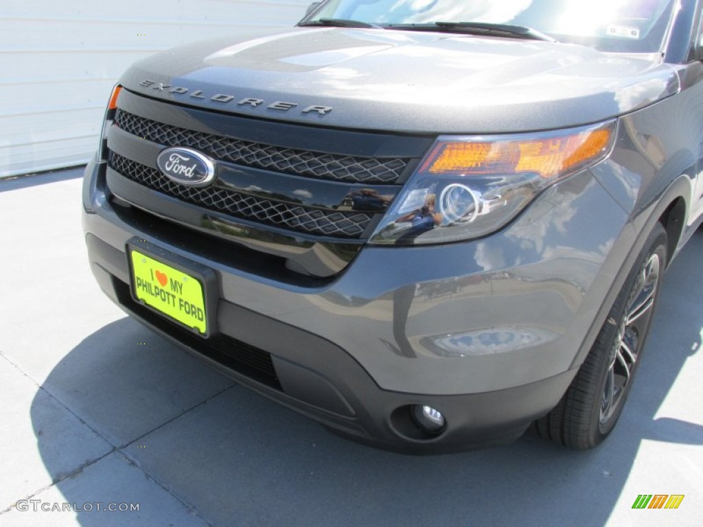 2015 Explorer Sport 4WD - Magnetic / Sport Charcoal Black photo #10