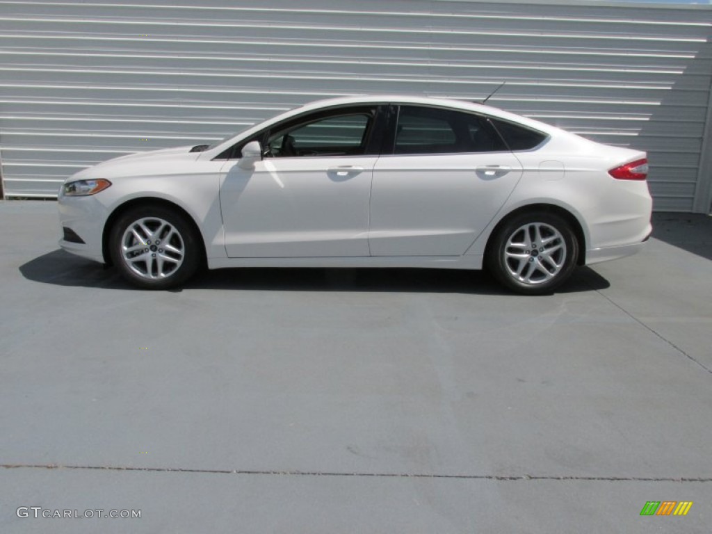 2015 Fusion SE - White Platinum Metallic / Charcoal Black photo #6