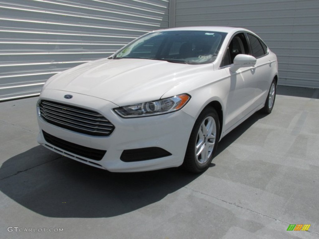 2015 Fusion SE - White Platinum Metallic / Charcoal Black photo #7