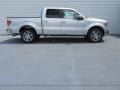 2014 Ingot Silver Ford F150 Lariat SuperCrew  photo #3