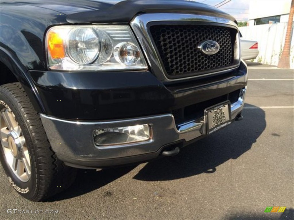 2005 F150 Lariat SuperCrew 4x4 - Black / Tan photo #20