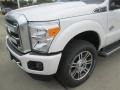 2015 White Platinum Ford F350 Super Duty Platinum Crew Cab 4x4  photo #2