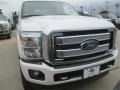 2015 White Platinum Ford F350 Super Duty Platinum Crew Cab 4x4  photo #4