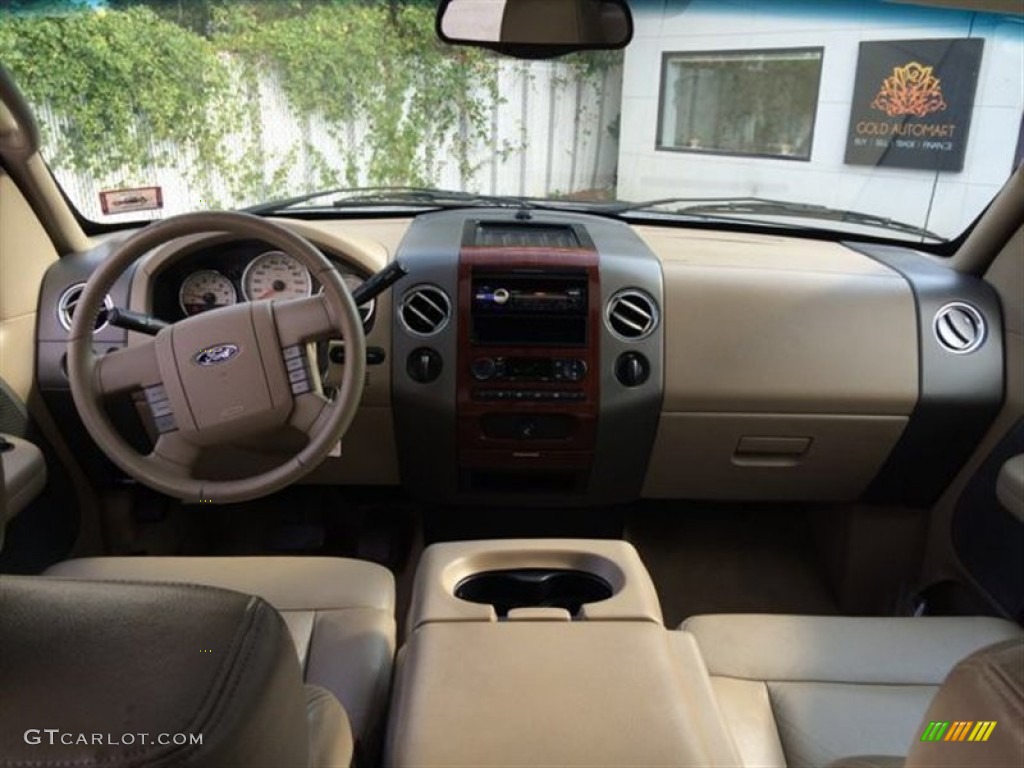 2005 F150 Lariat SuperCrew 4x4 - Black / Tan photo #45