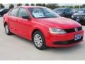 2014 Tornado Red Volkswagen Jetta S Sedan  photo #1