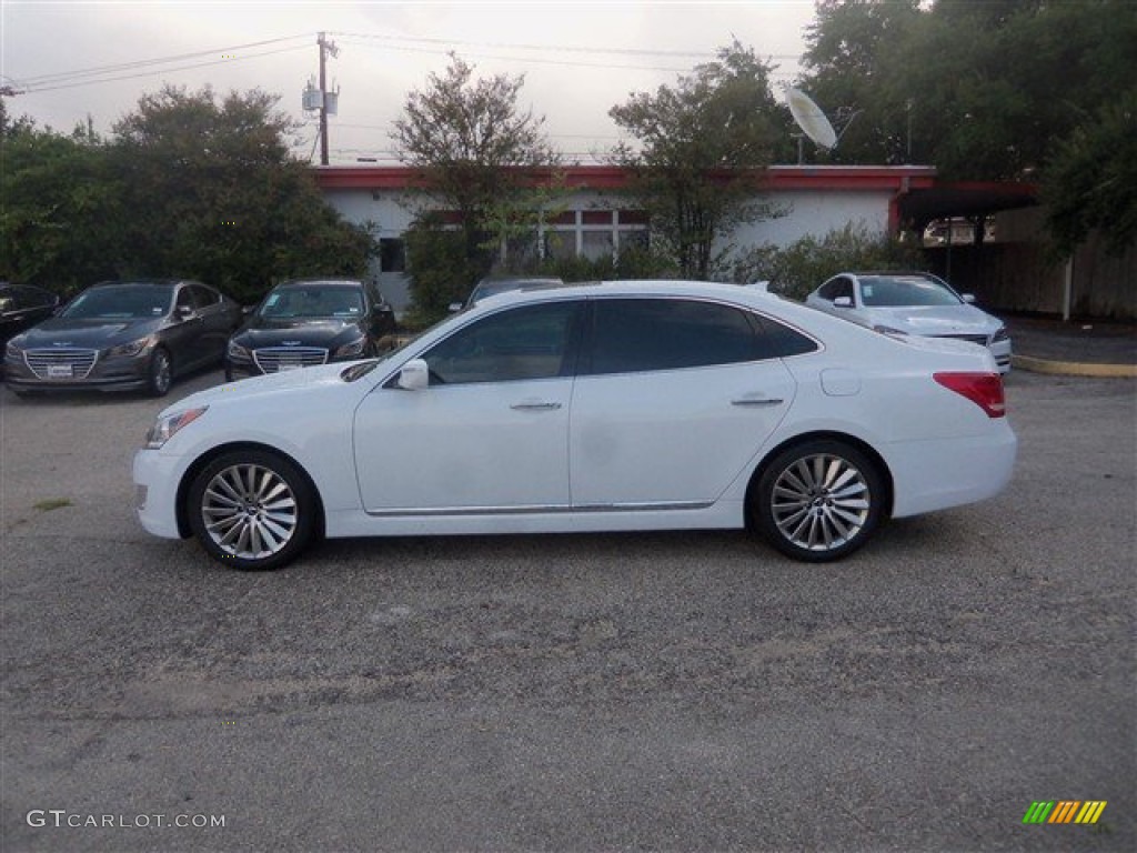 Casablanca White 2015 Hyundai Equus Signature Exterior Photo #97001478