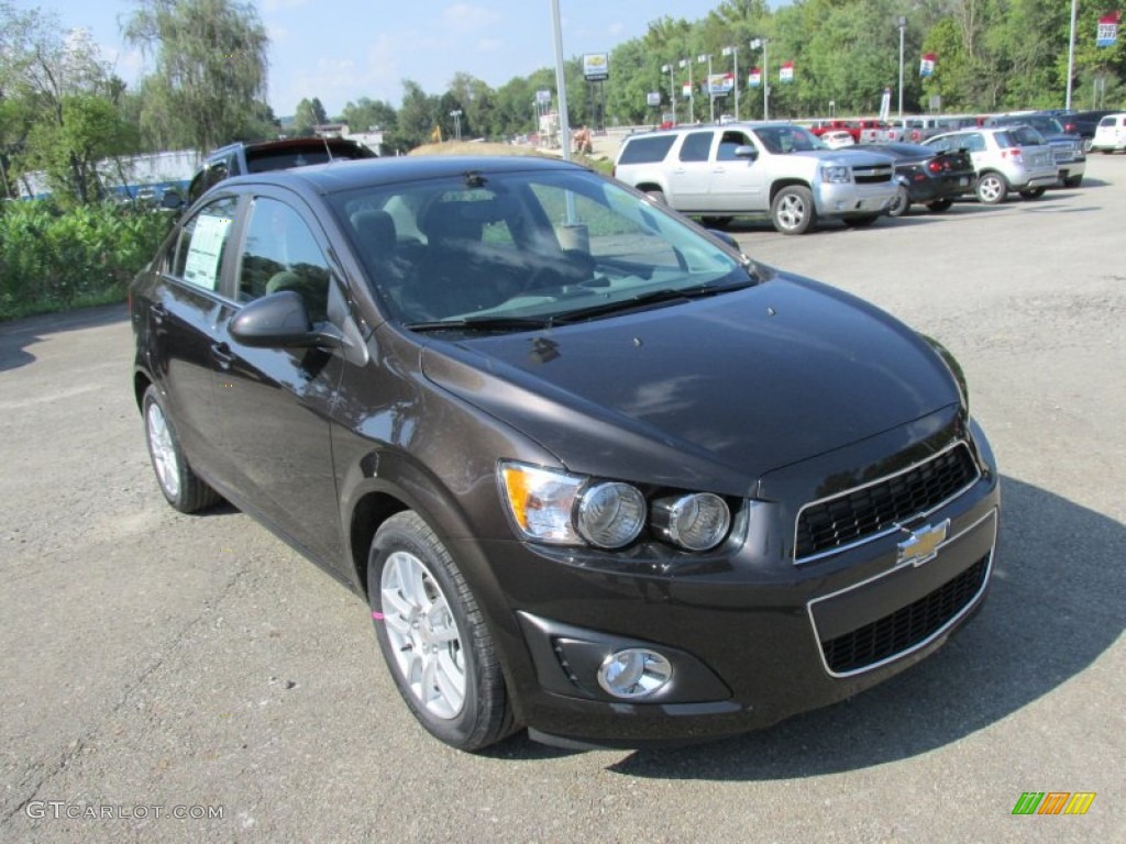 Mocha Bronze Metallic 2015 Chevrolet Sonic LT Sedan Exterior Photo #97001940