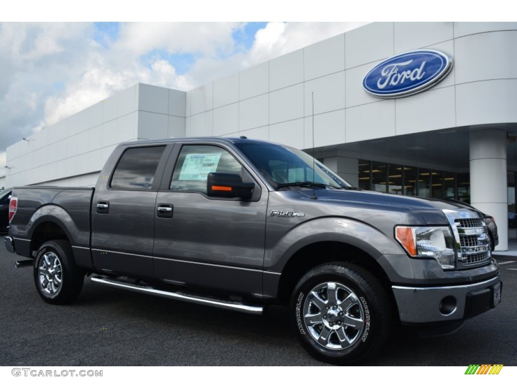 2014 F150 XLT SuperCrew - Sterling Grey / Steel Grey photo #1