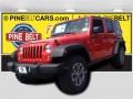 Firecracker Red - Wrangler Unlimited Rubicon 4x4 Photo No. 1