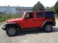 Firecracker Red 2015 Jeep Wrangler Unlimited Rubicon 4x4 Exterior