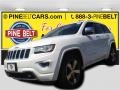 2015 Bright White Jeep Grand Cherokee Overland 4x4  photo #1