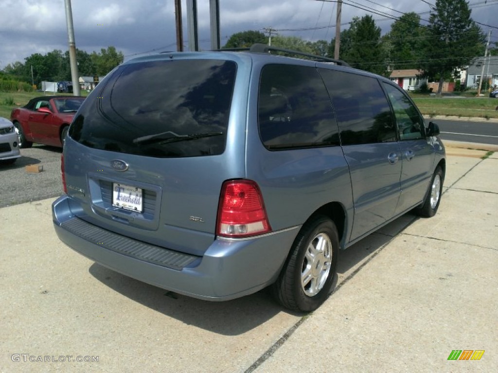 2007 Freestar SEL - Windveil Blue Metallic / Flint Gray photo #5