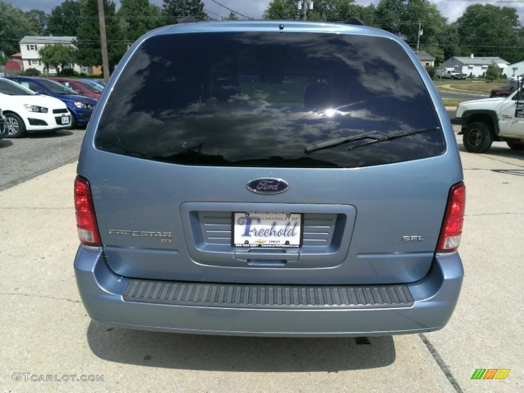 2007 Freestar SEL - Windveil Blue Metallic / Flint Gray photo #6